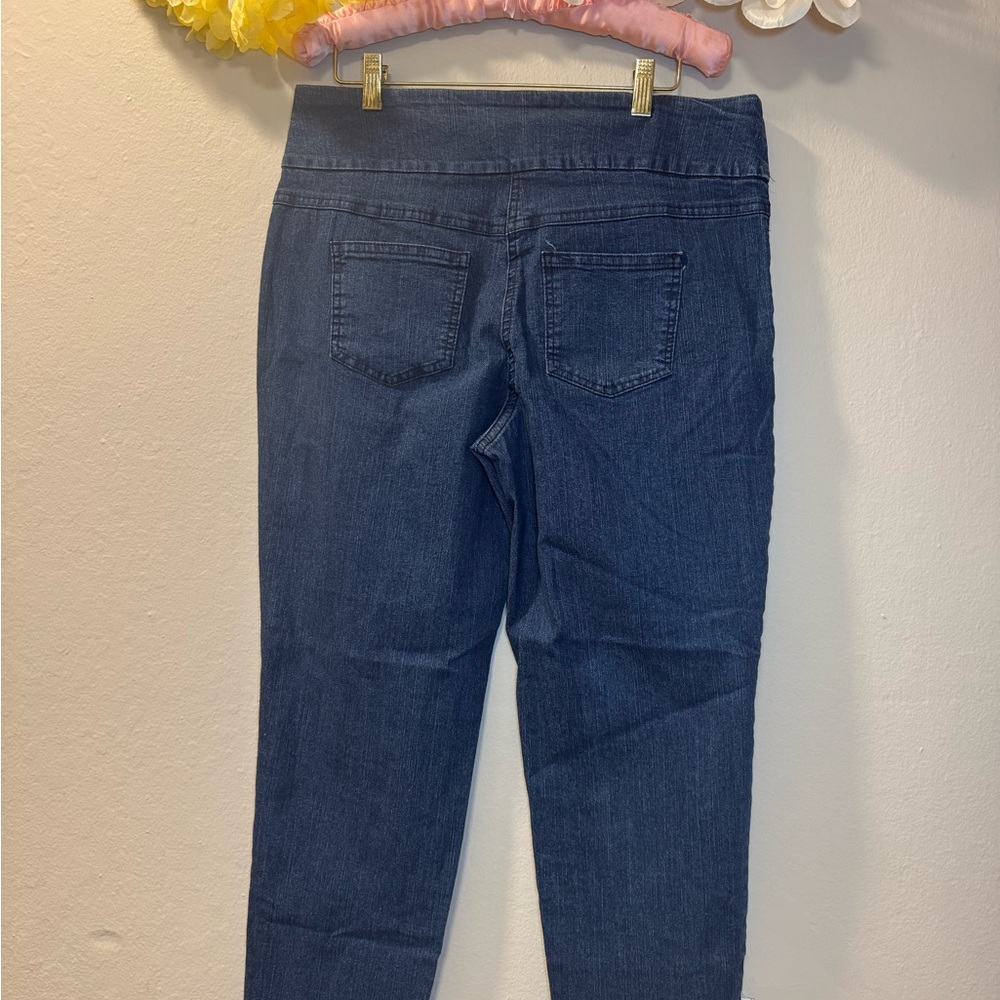 Ruby Rd. Women's Dark Blue Stretch Jeggings - Picture 3 of 7